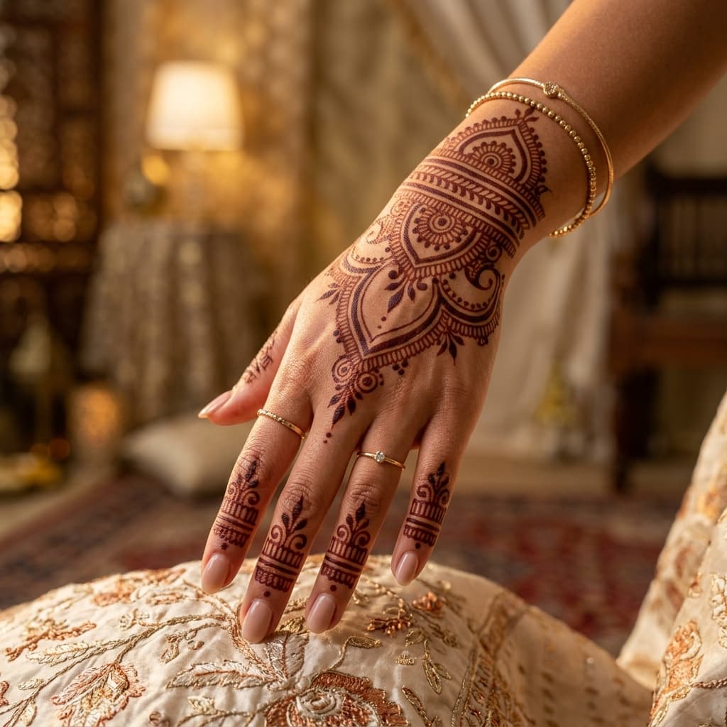 The Art of Negative Space in Modern Henna