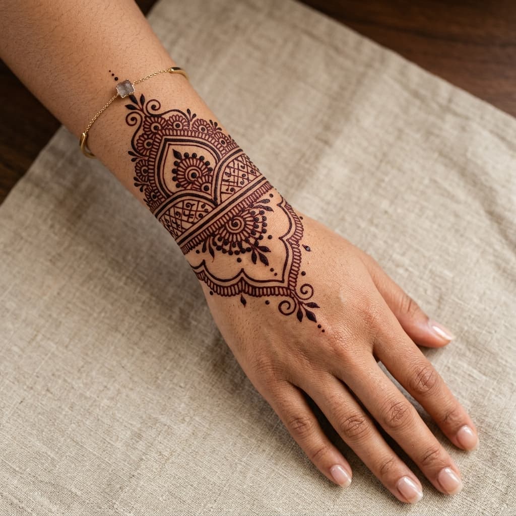 How to Turn a Simple Henna Design Into a Full Hand Look